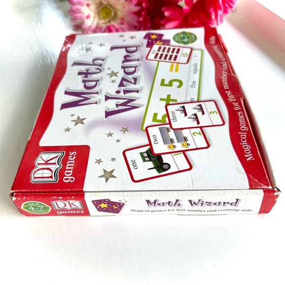 Math Wizard Numbers Counting Card Game Kids Mathematics Learning Flashcards Set - Picture 13 of 15